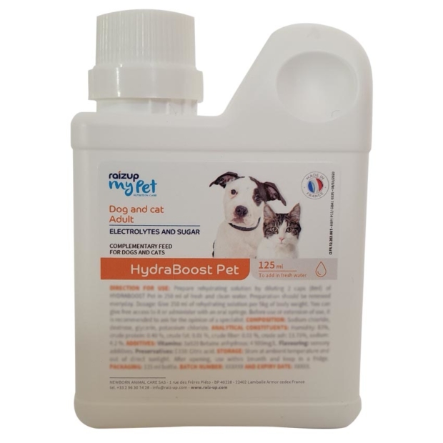 125 ml vial of HydraBoost Pet