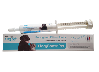 FloryBoost Pet syringe with its box