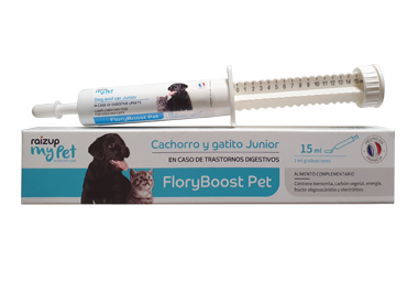 FloryBoost Pet jeringa con su estucho